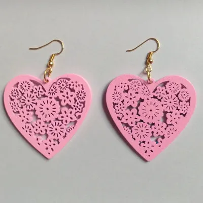 Classy Heart Shaped Drop Earrings