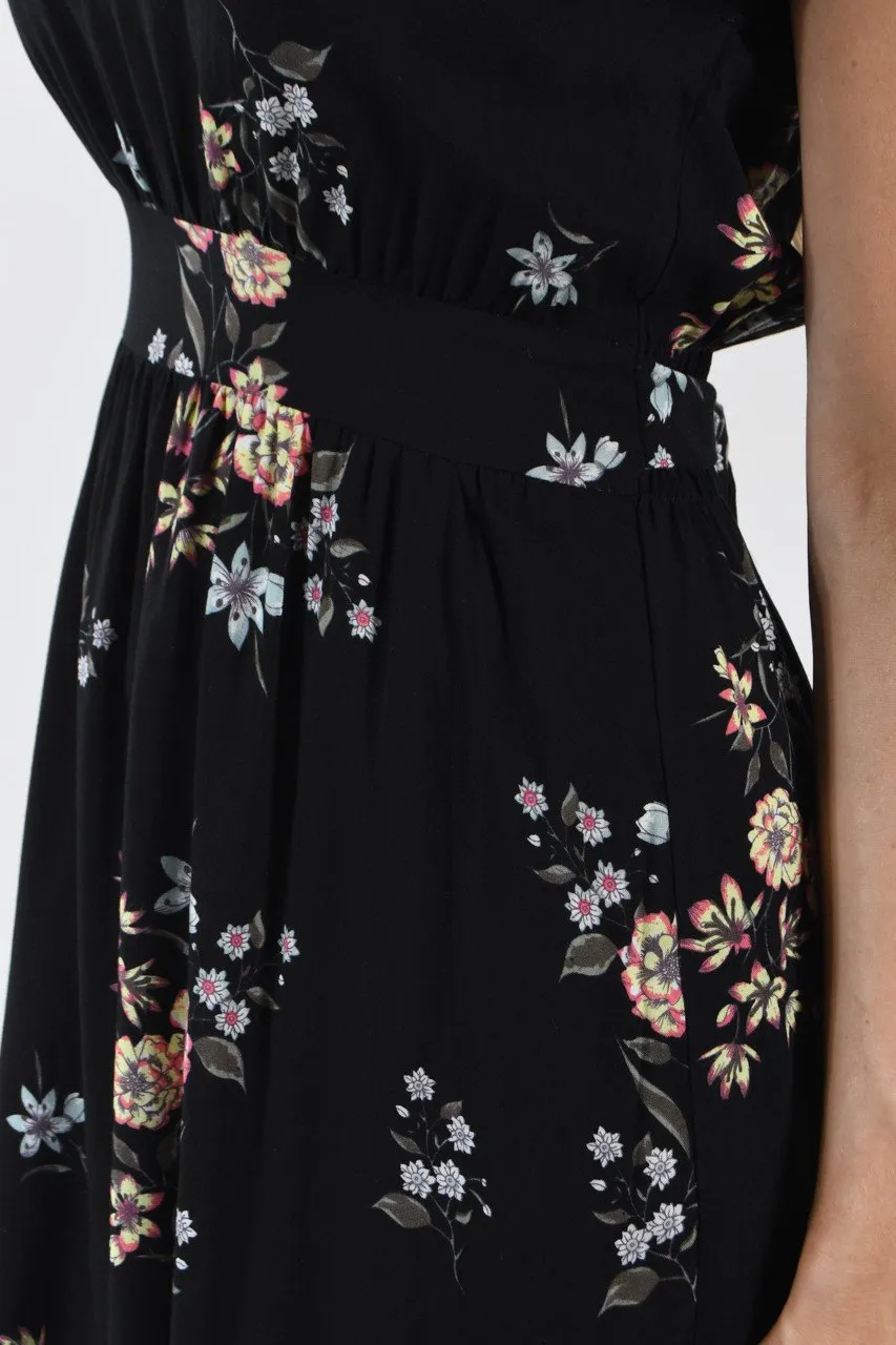 Classy Lady in Black Dress