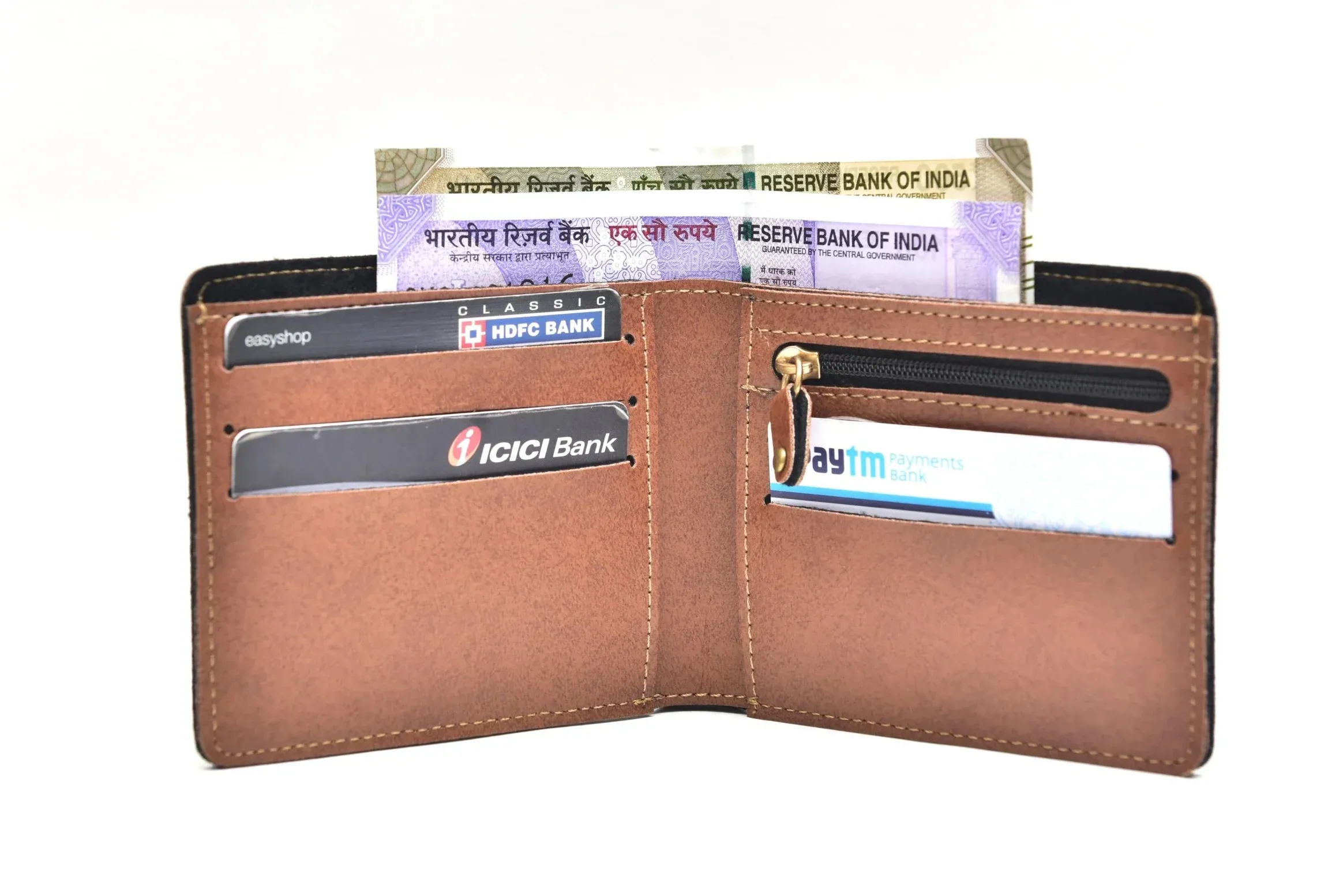 Classy Leather Customized All in One Men's Combo (4 pcs) - Tan