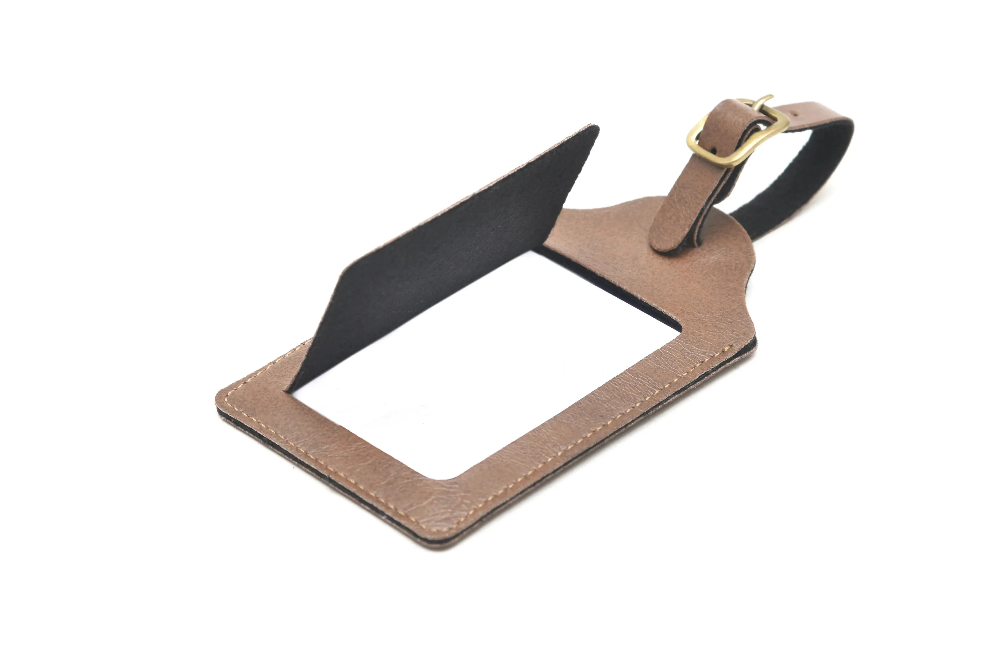 Classy Leather Customized  Frequent Traveller Combo (3 pcs) - Brown