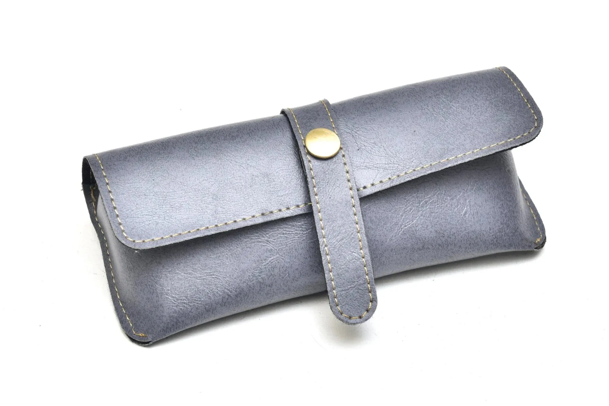 Classy Leather Customized  Frequent Traveller Combo (3 pcs) - Grey