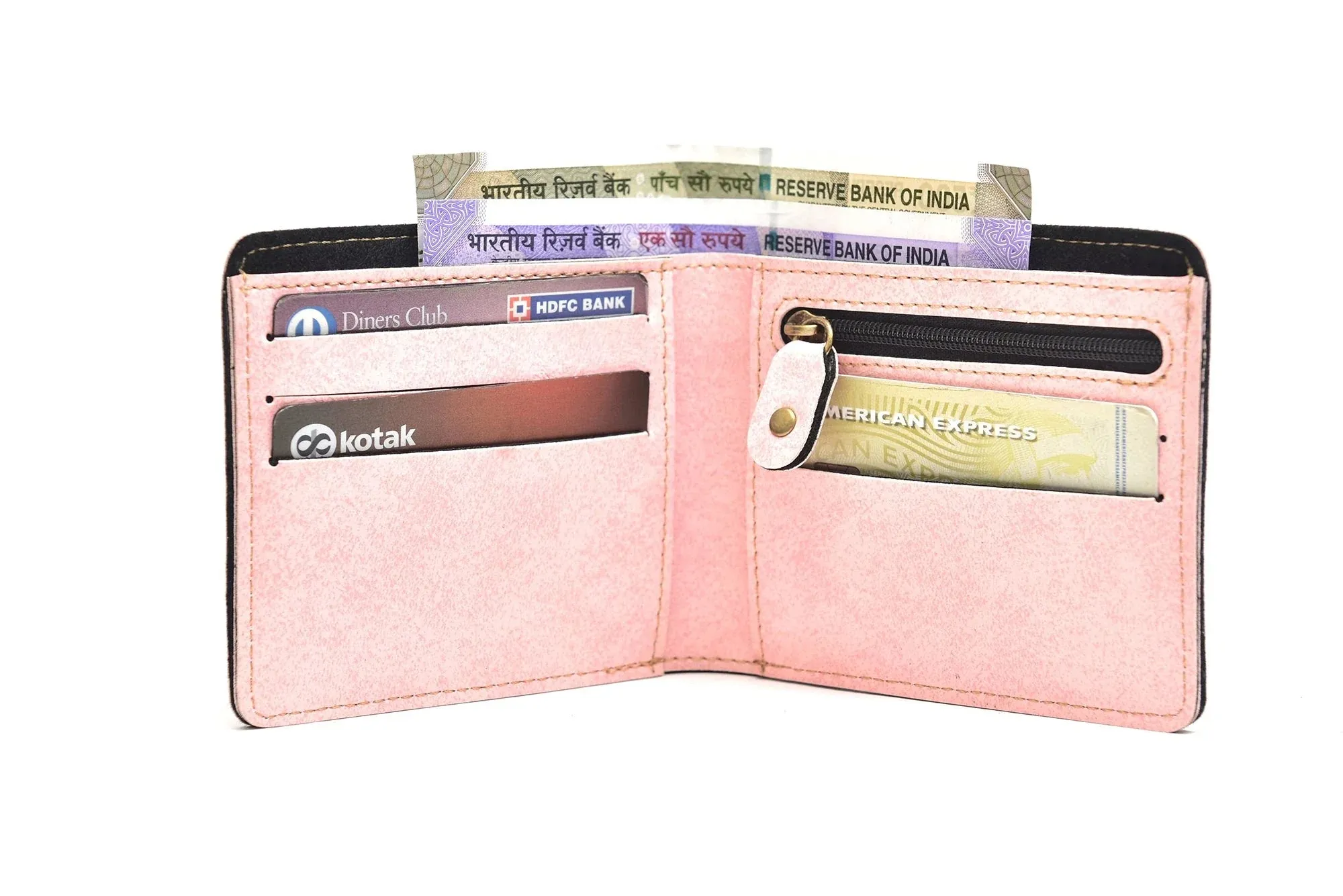 Classy Leather Customized Men's Combo (3 pcs) - Light Pink