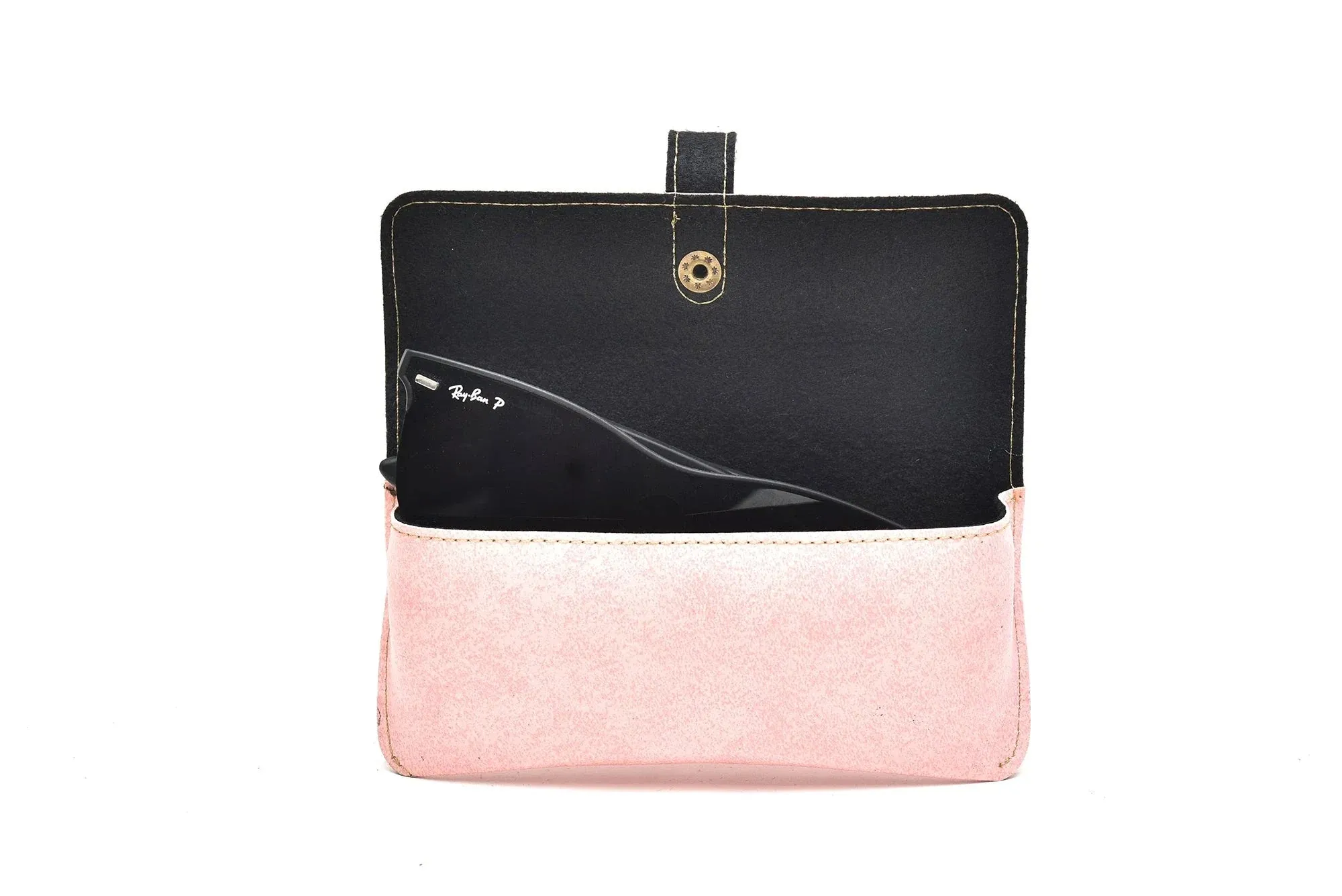 Classy Leather Customized Men's Combo (3 pcs) - Light Pink