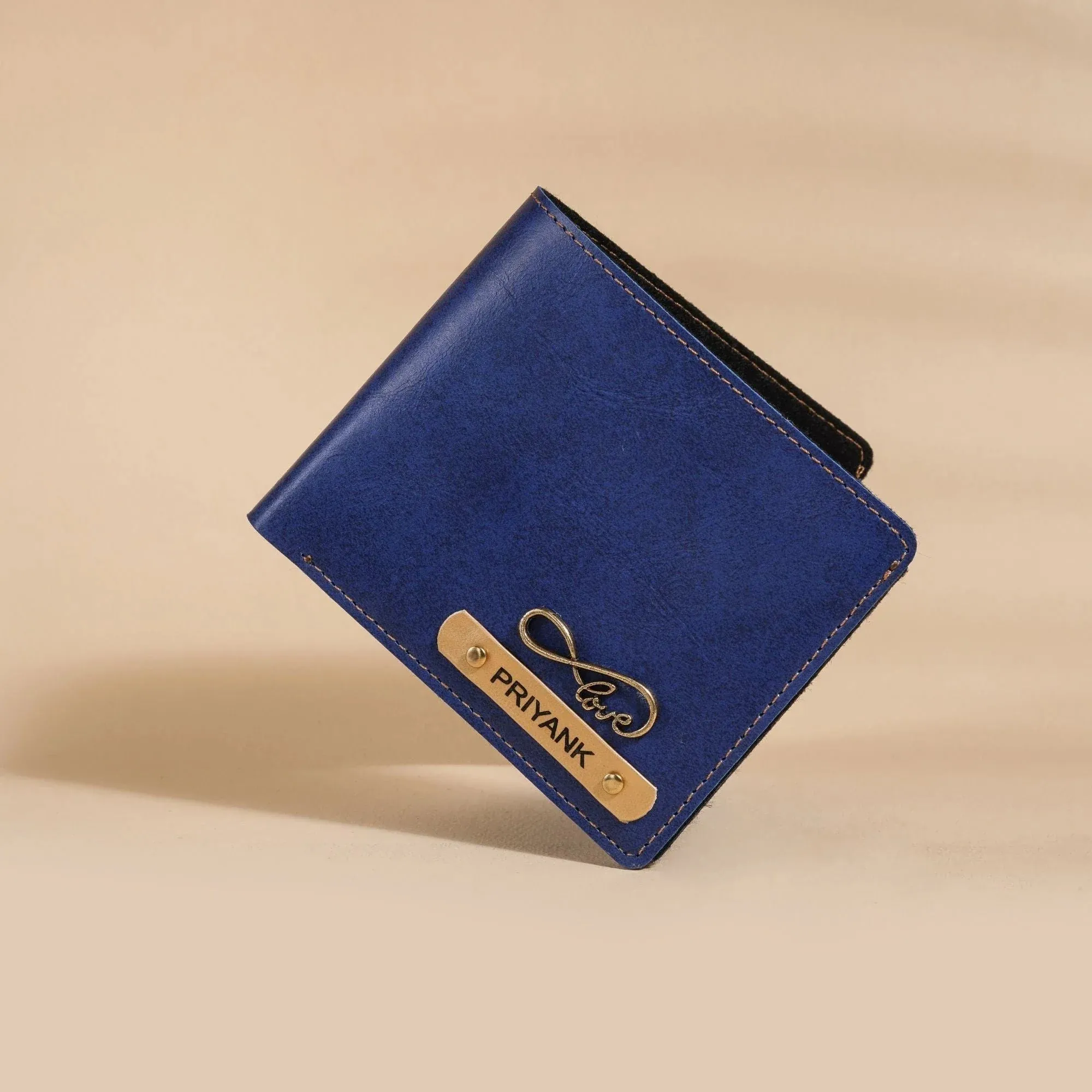 Classy Leather Customized Men's Combo (3 pcs) - Royal Blue