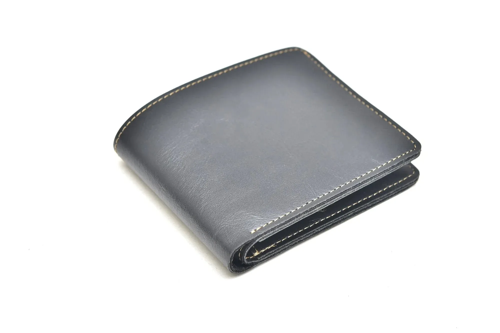 Classy Leather Customized Men's Wallet (Black)