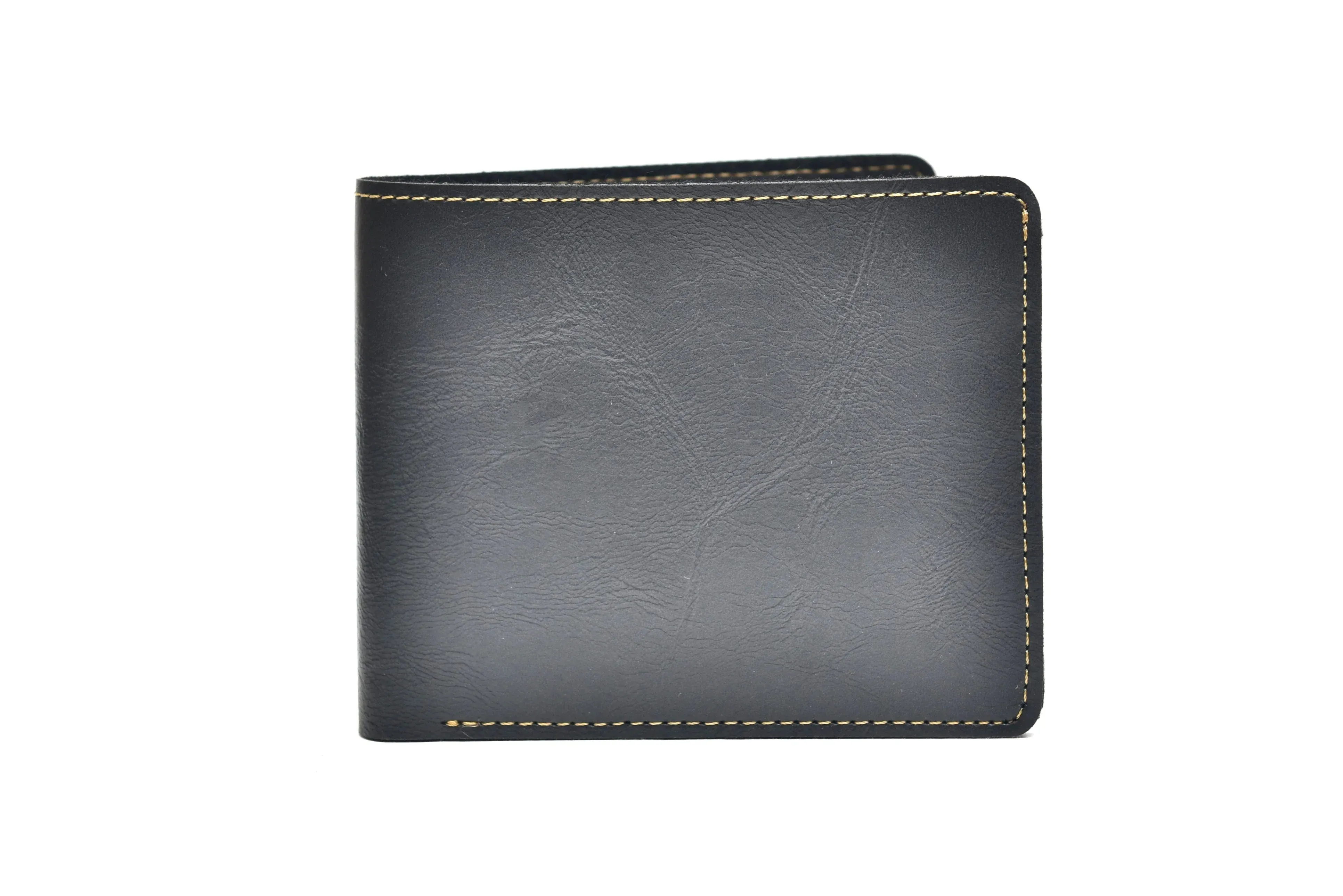 Classy Leather Customized Men's Wallet (Black)
