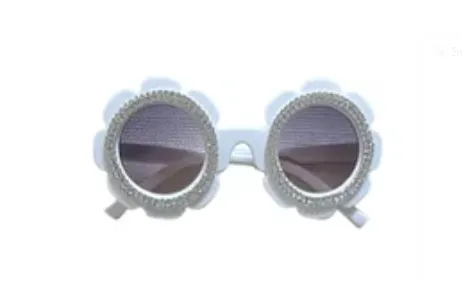 Classy Little Lady Sunglasses - White