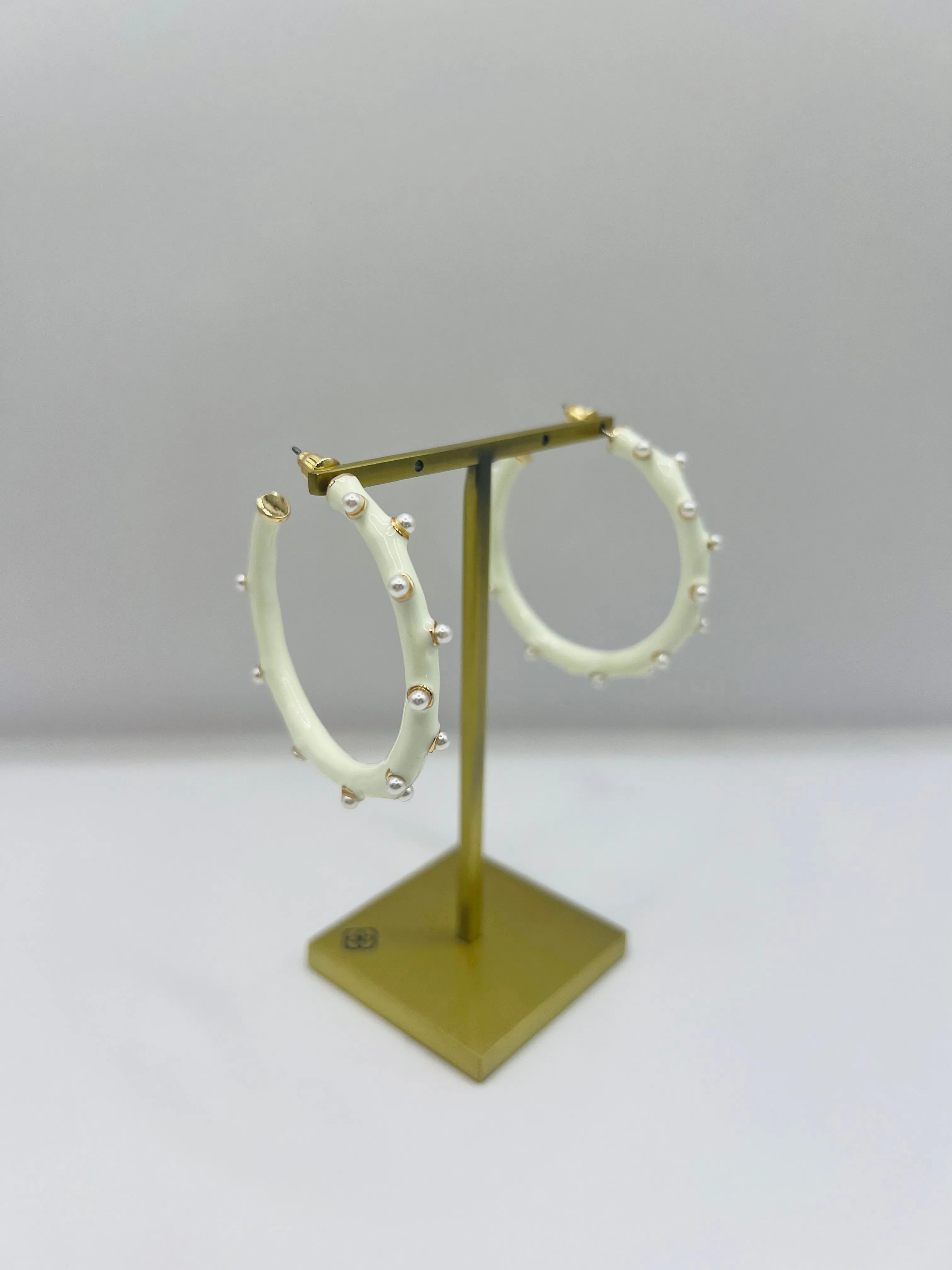 Classy Pearl Earrings, large