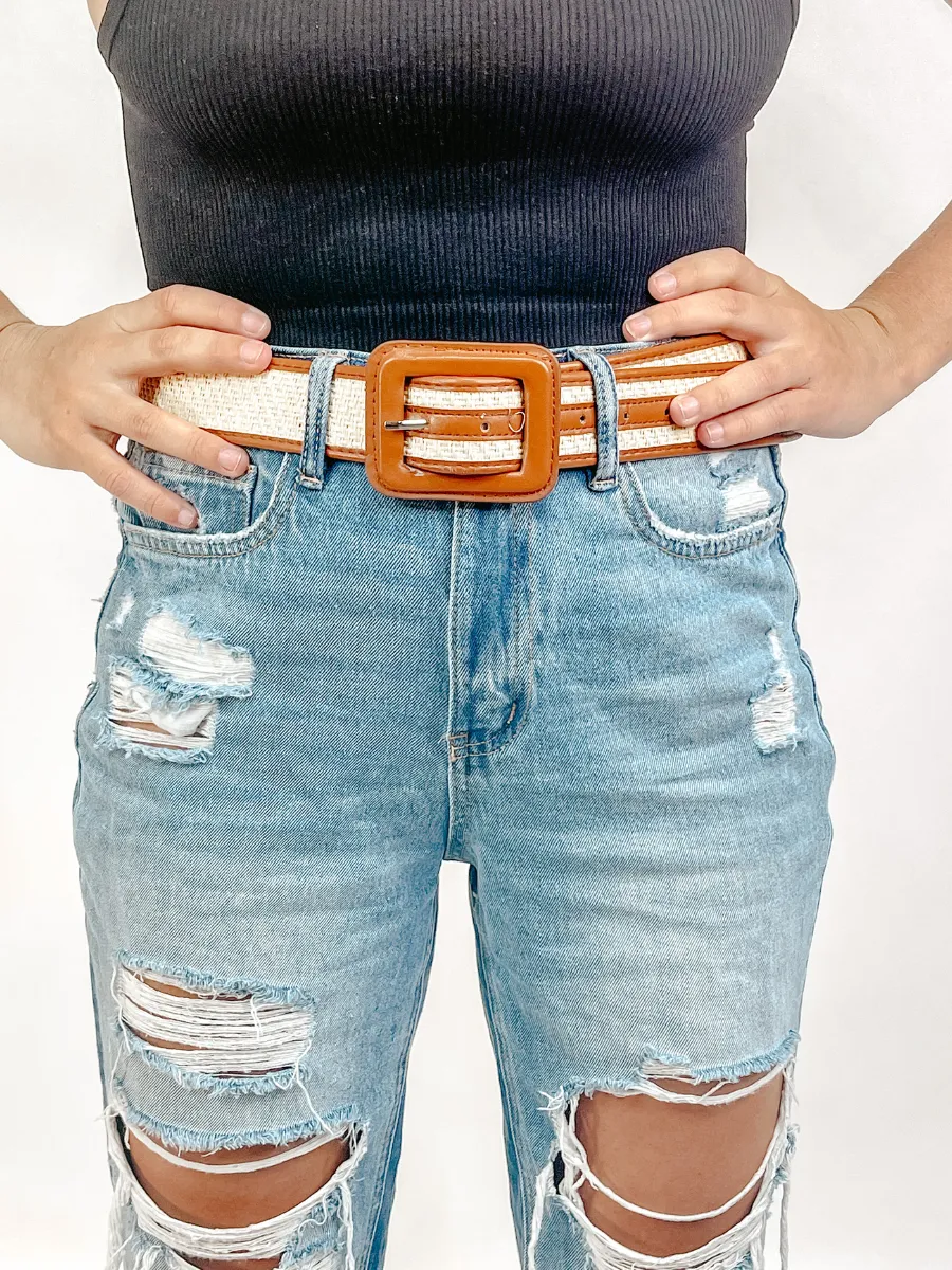 Classy Straw Belts