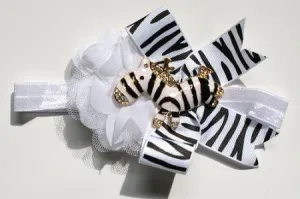 Classy Zebra Headband