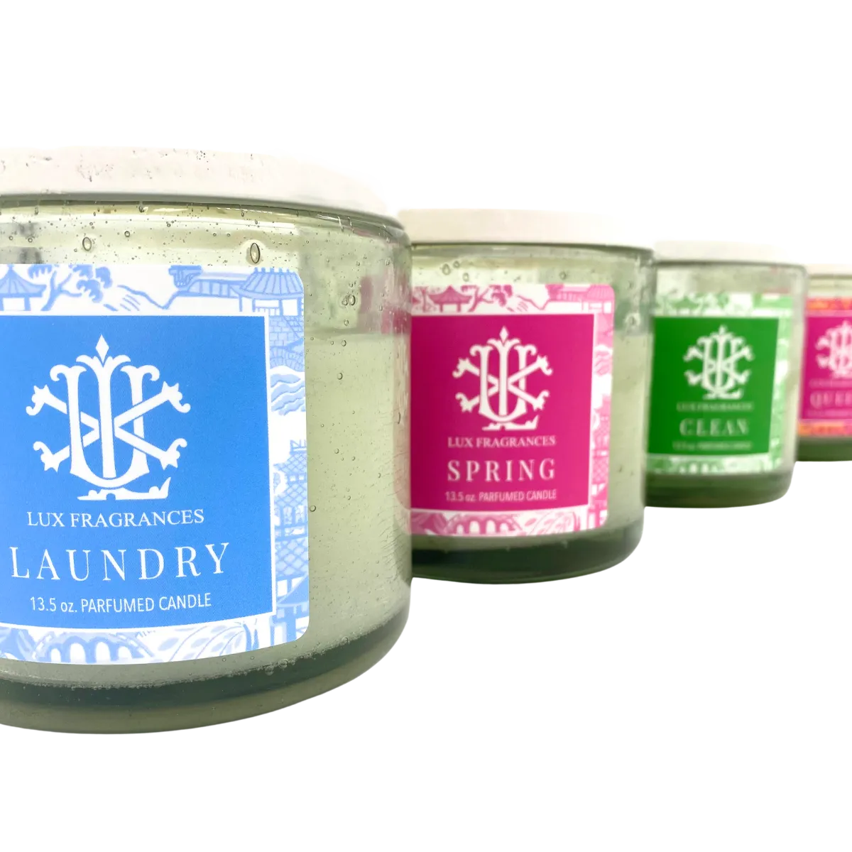 Clean 13.5 oz. Lidded Candle - $14.99 each - case of 3 - Lux Home Collection