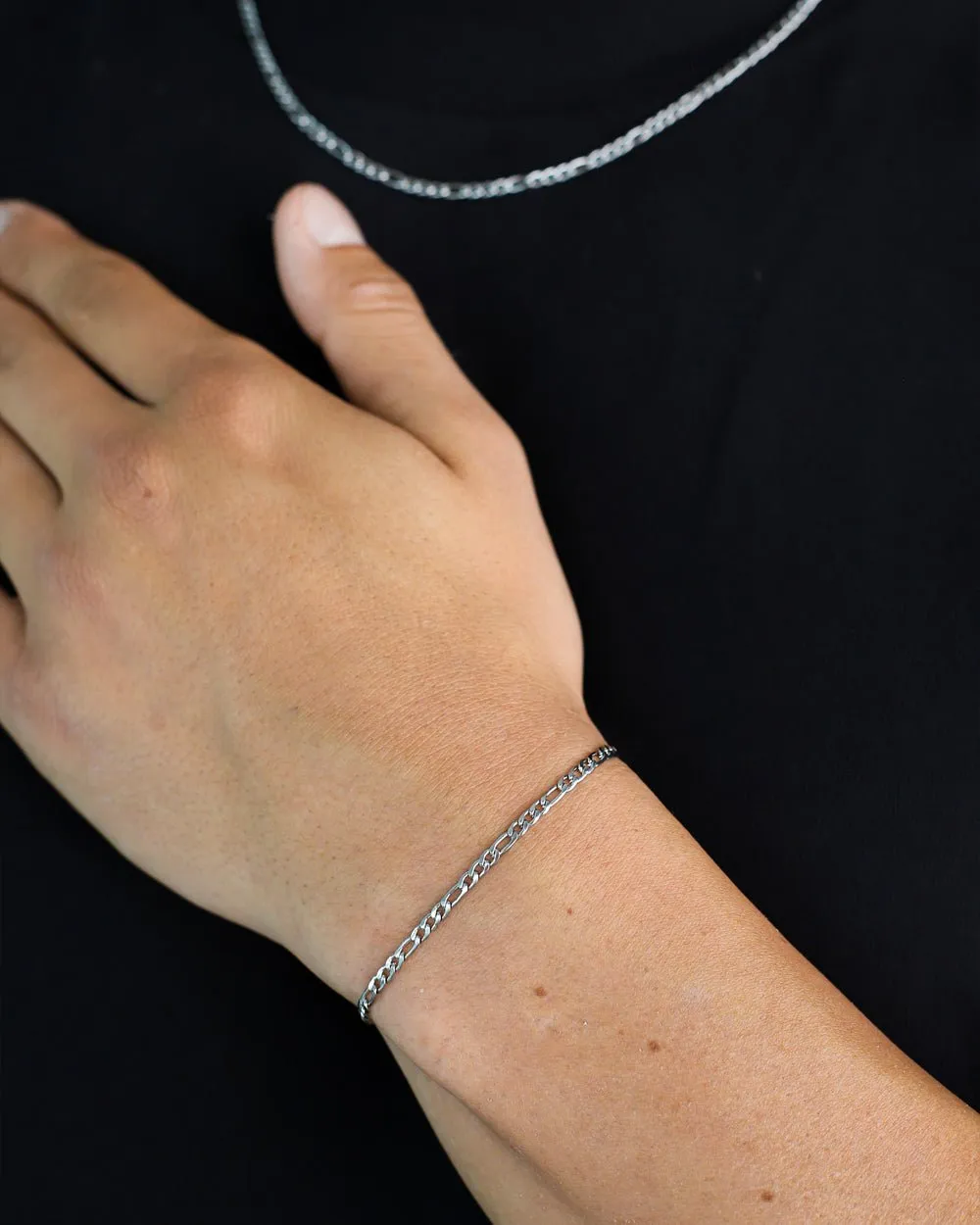 CLEAN FIGARO BRACELET. - 3MM