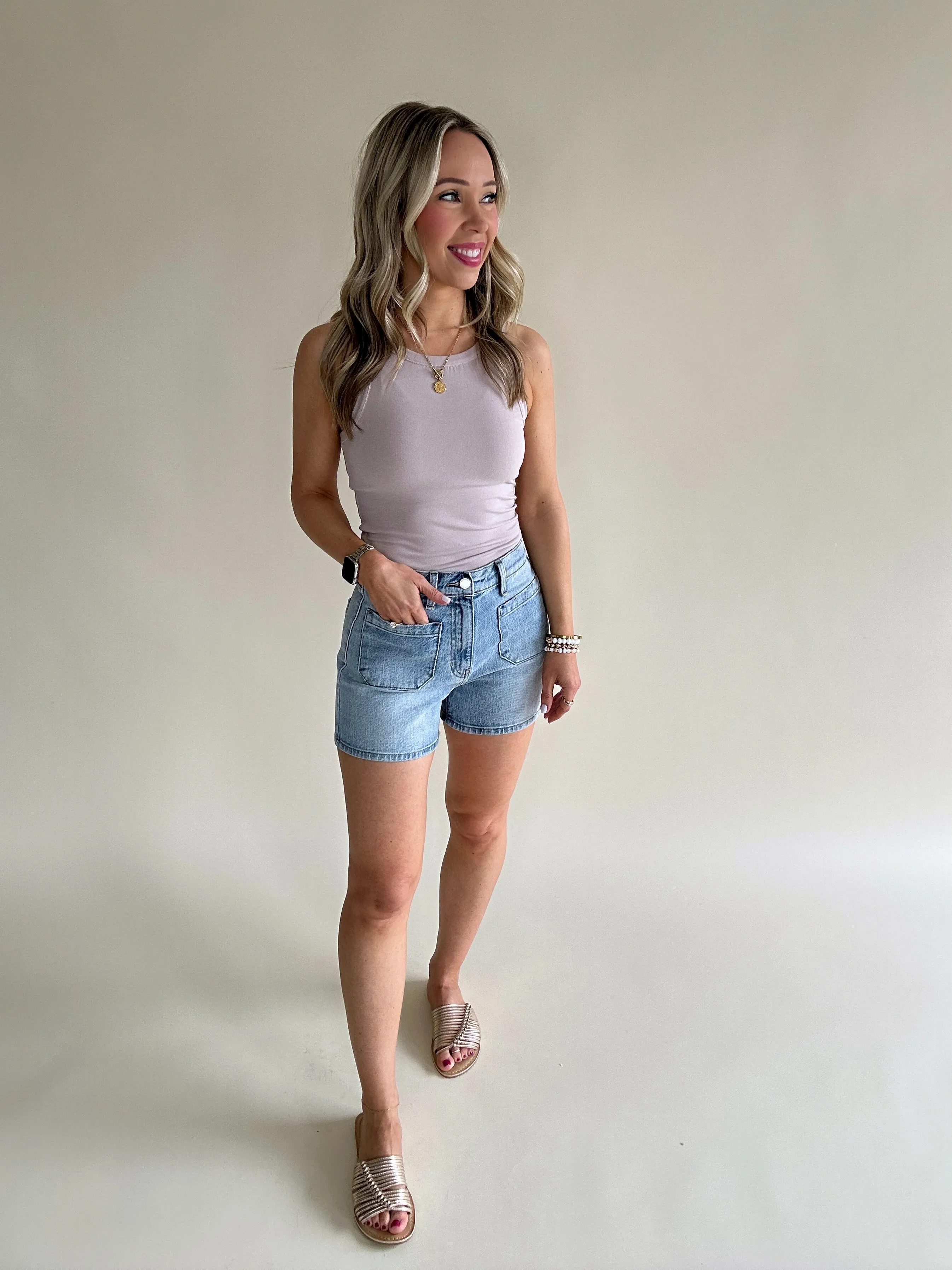 Clean Lines Tank - Ecru