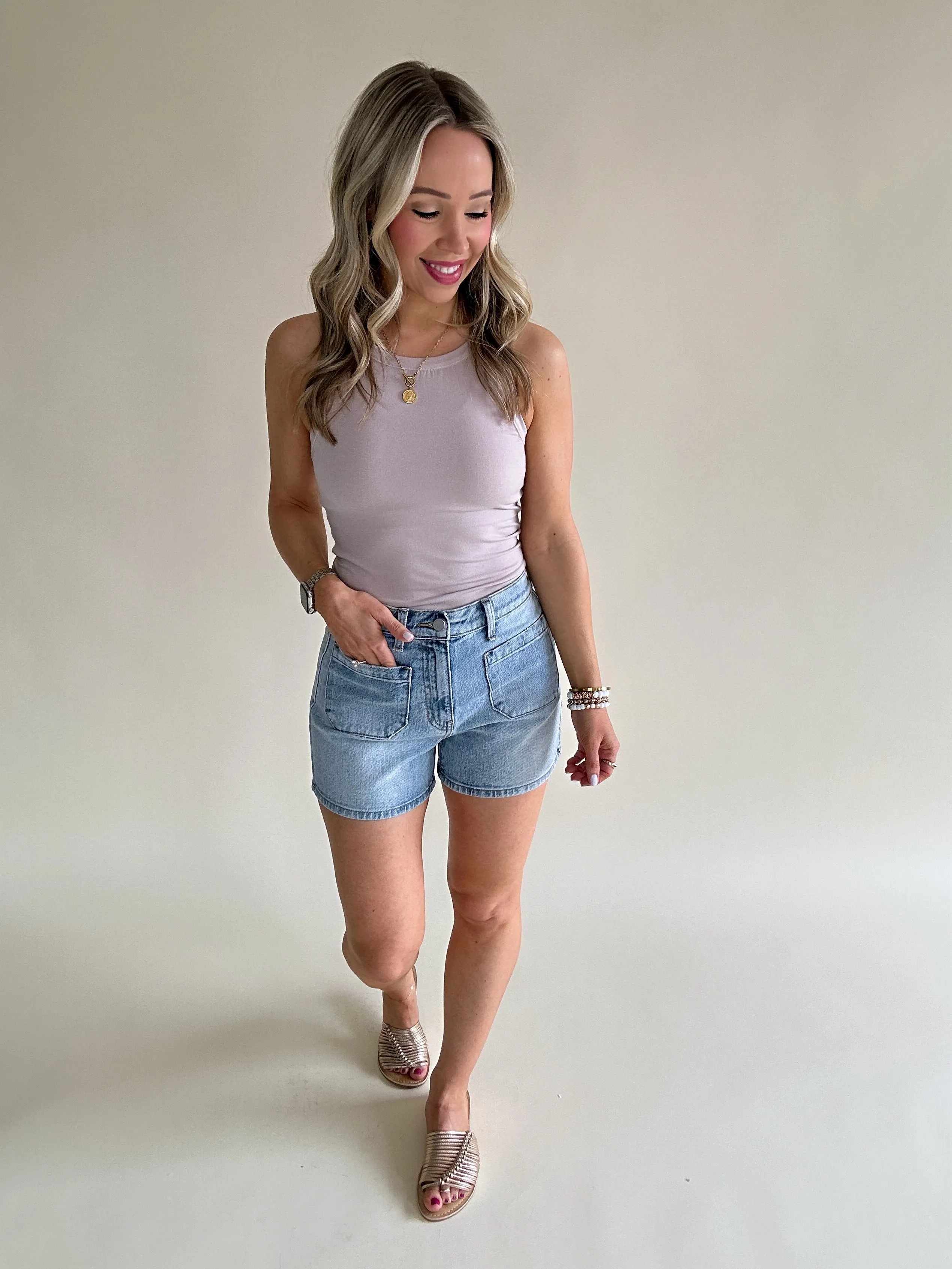 Clean Lines Tank - Ecru