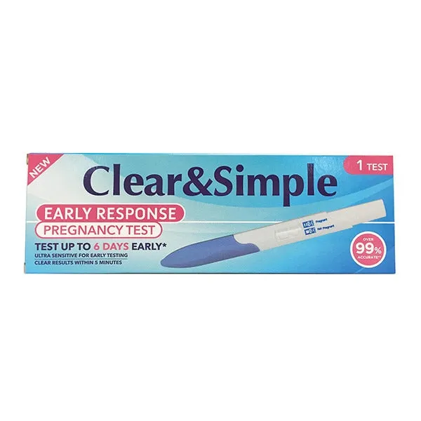 Clear&Simple Early Response Pregnancy Test
