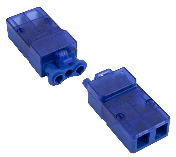 Click CT105C 250V 20A 3 Pin Male & Female Flow Connector