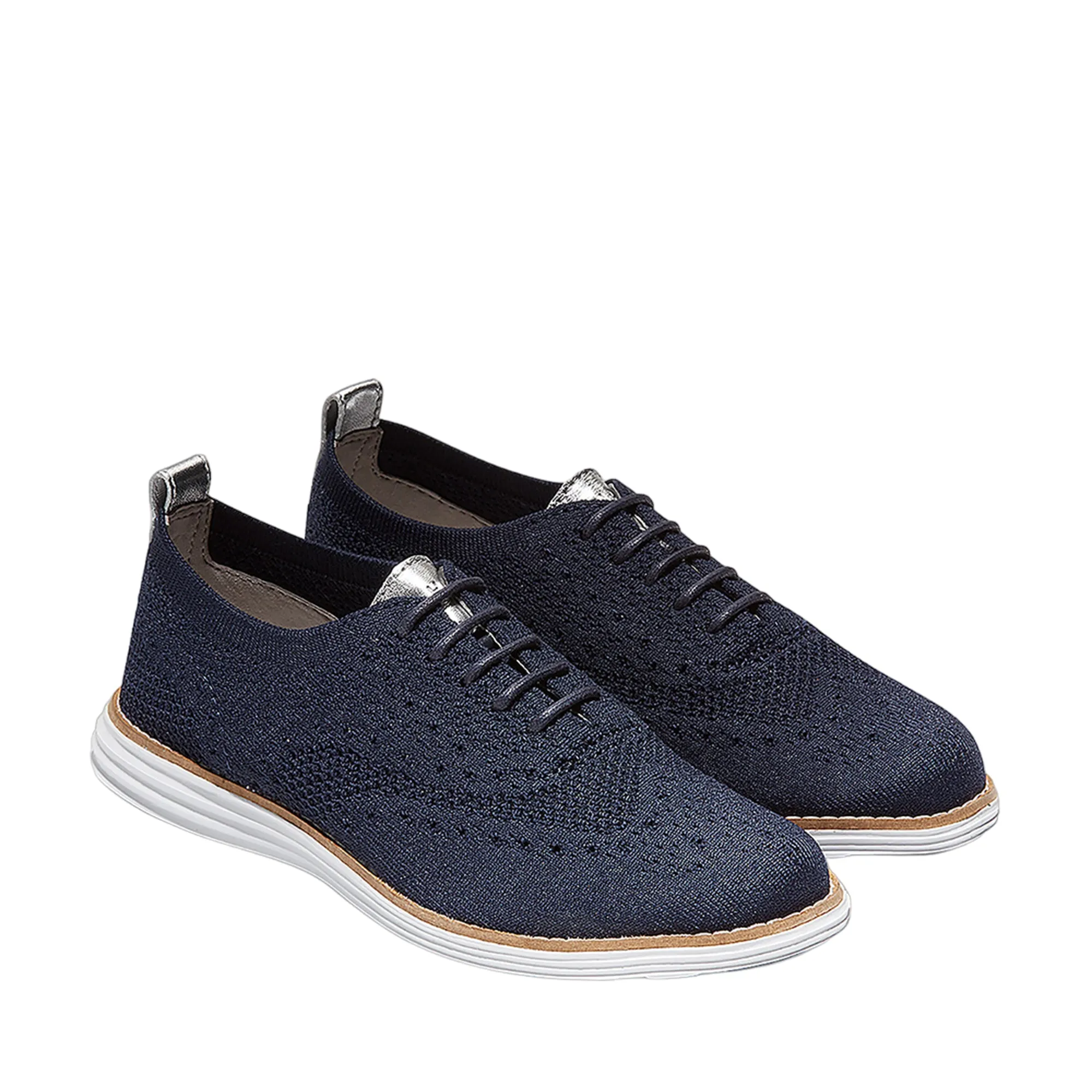 Cole Haan Women's ØriginalGrand Stitchlite Wingtip Oxford Marine Blue