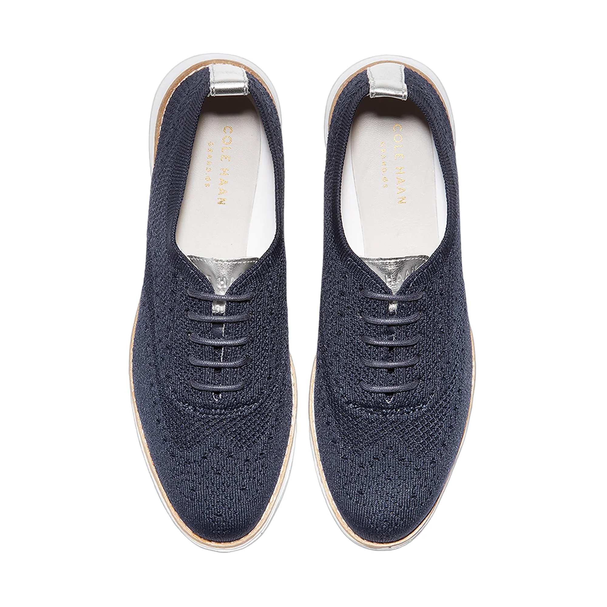 Cole Haan Women's ØriginalGrand Stitchlite Wingtip Oxford Marine Blue