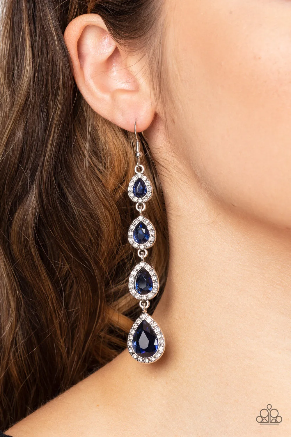 Confidently Classy - Blue Earring