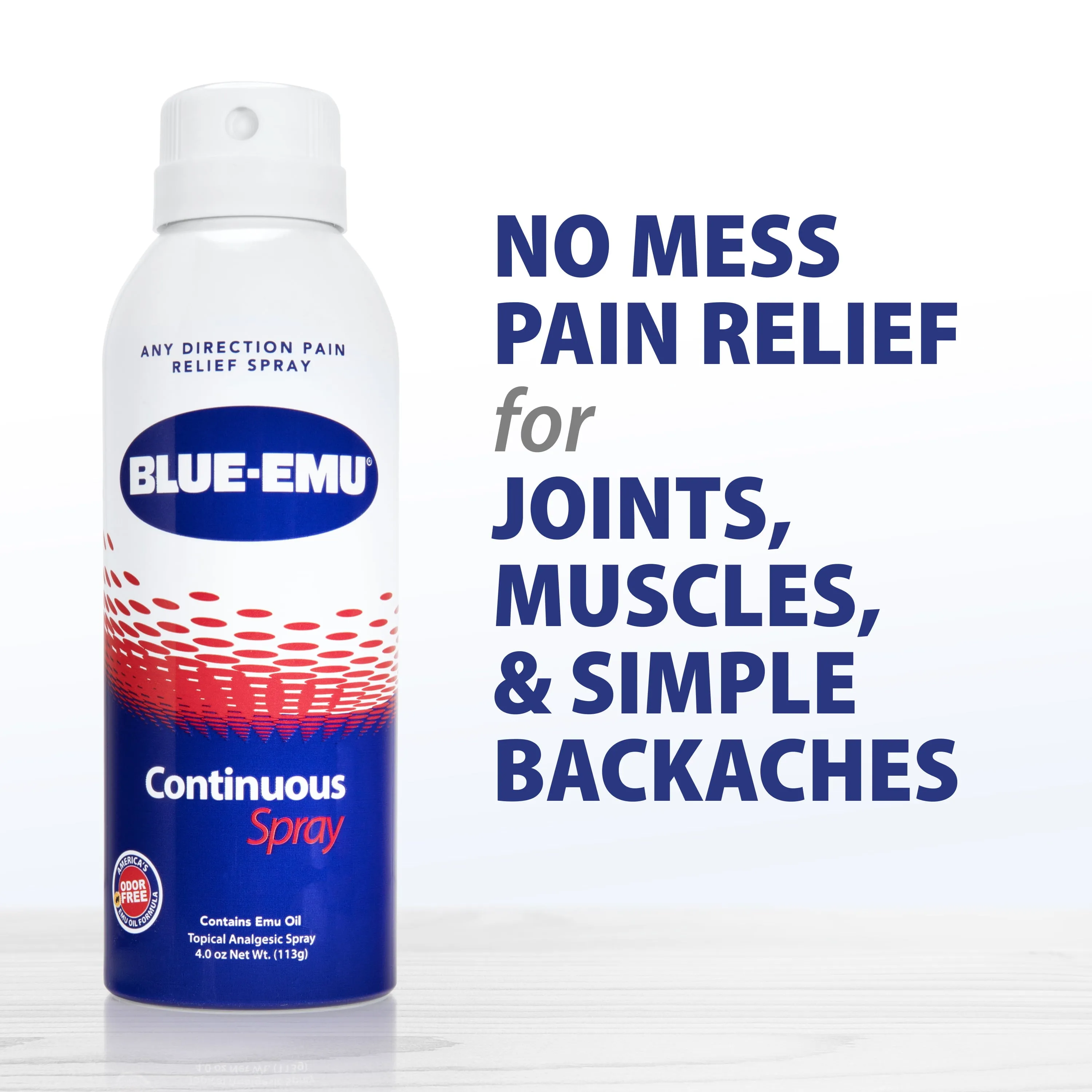 Continuous Pain Relief Spray Back Muscle & Joint Pain Relief 4 Oz Free Shipping