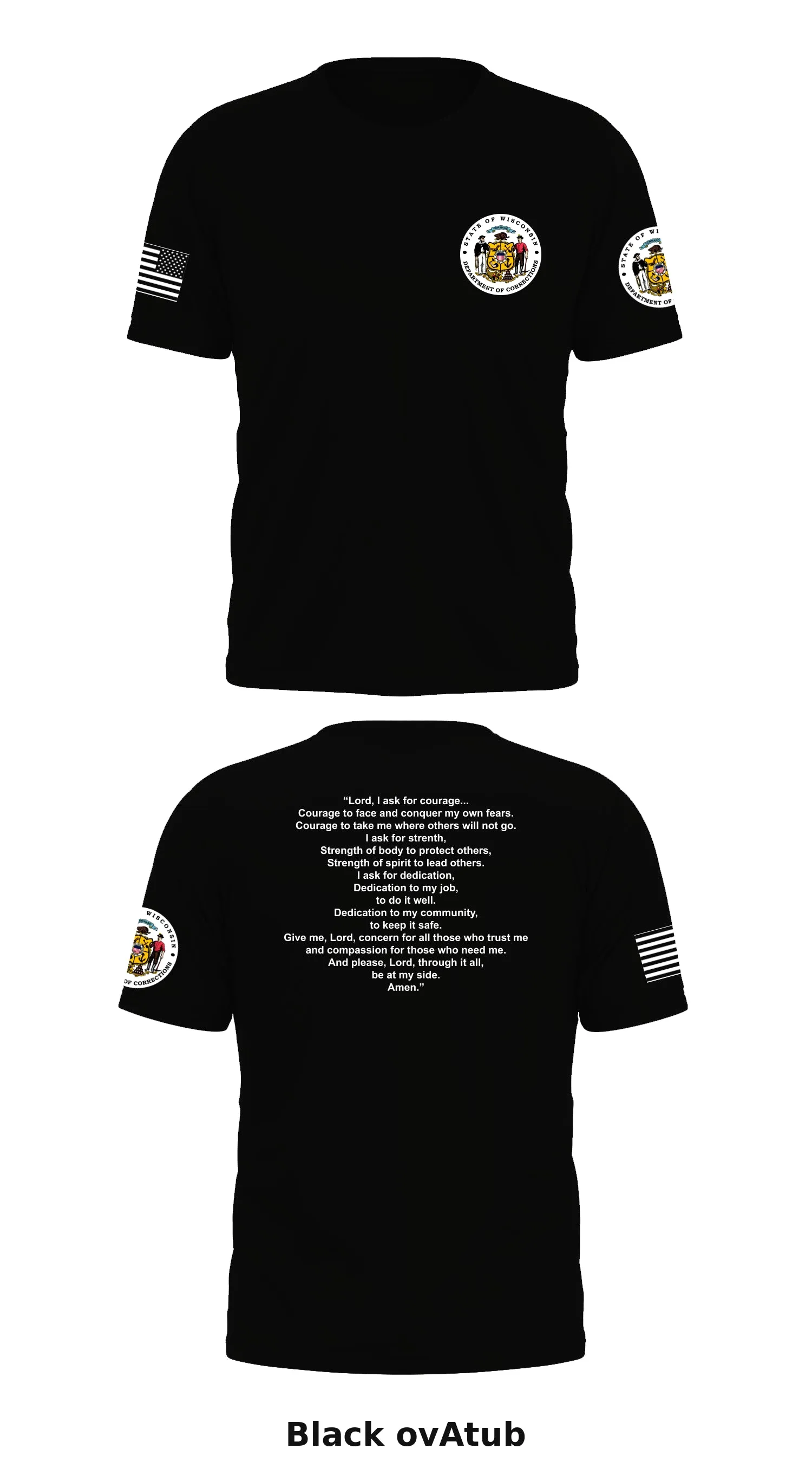 Correctional officer  Store 1 Core Men's SS Performance Tee - ovAtub