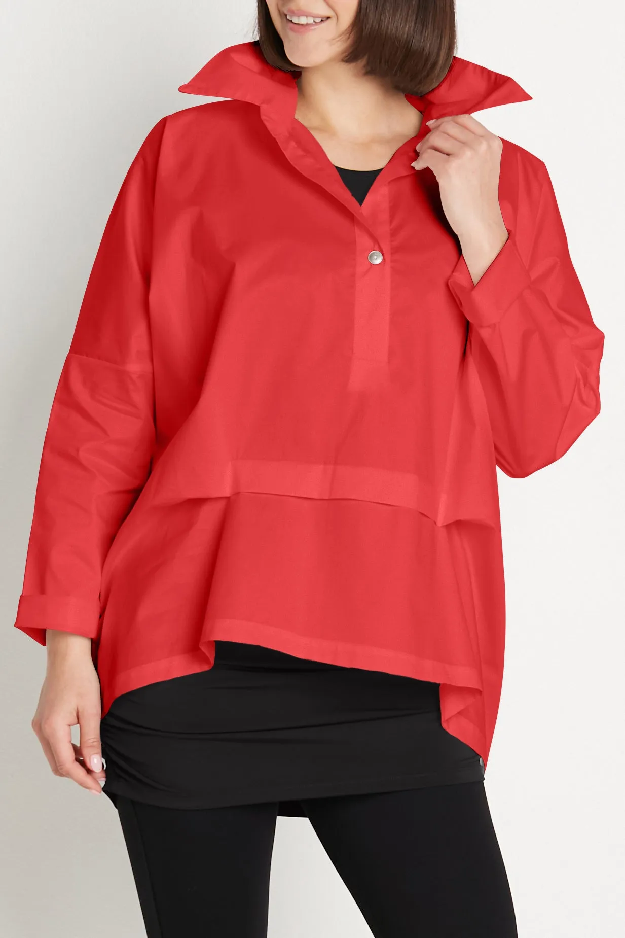Cotton Tuck Top Polished Top