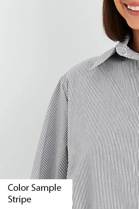 Cotton Tuck Top Polished Top