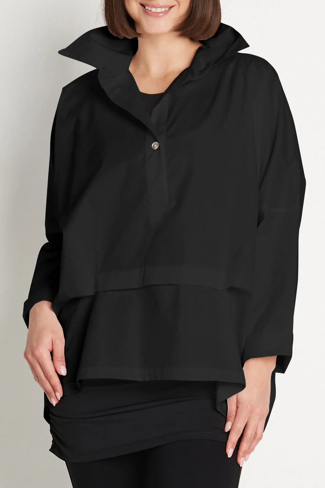 Cotton Tuck Top Polished Top