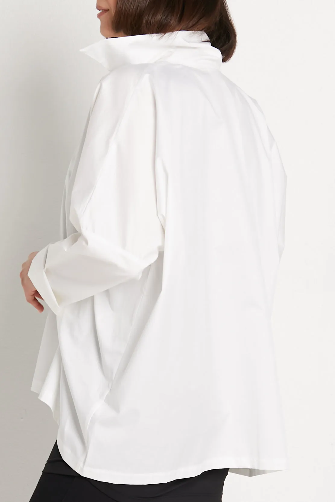 Cotton Tuck Top Polished Top