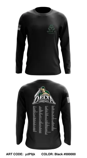 CST 23, 6th Reg, D Co Core Men's LS Performance Tee