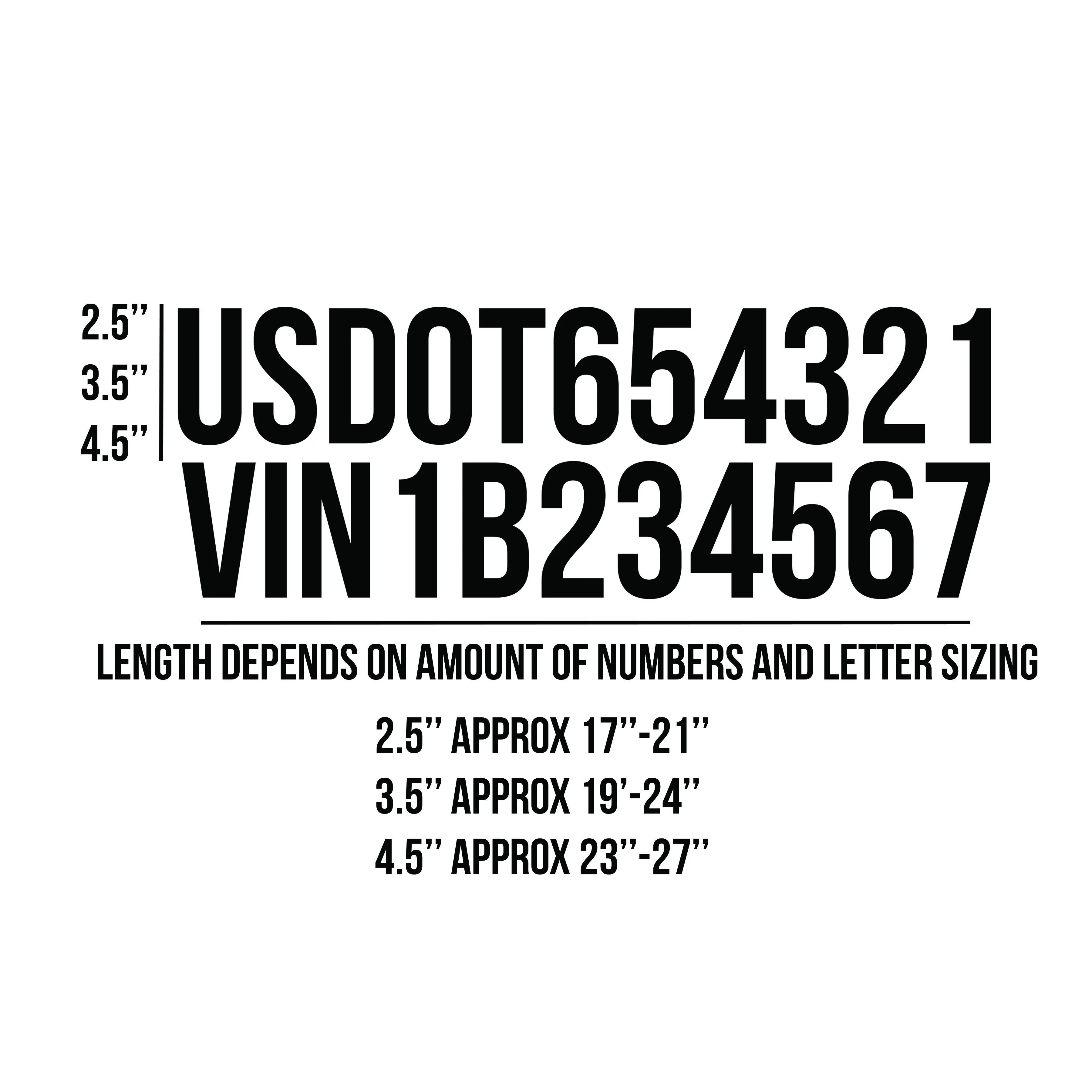 Curved Company Name One Line   Location Decal, 2 Pack
