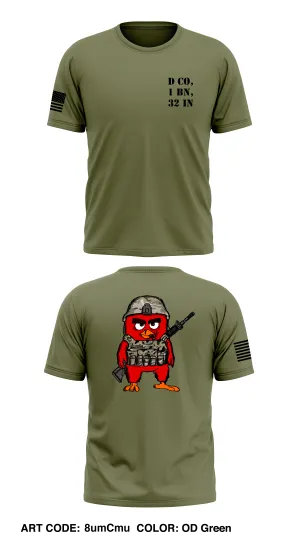D Co, 1 BN, 32 IN  Store 1 Core Men's SS Performance Tee - 8umCmu