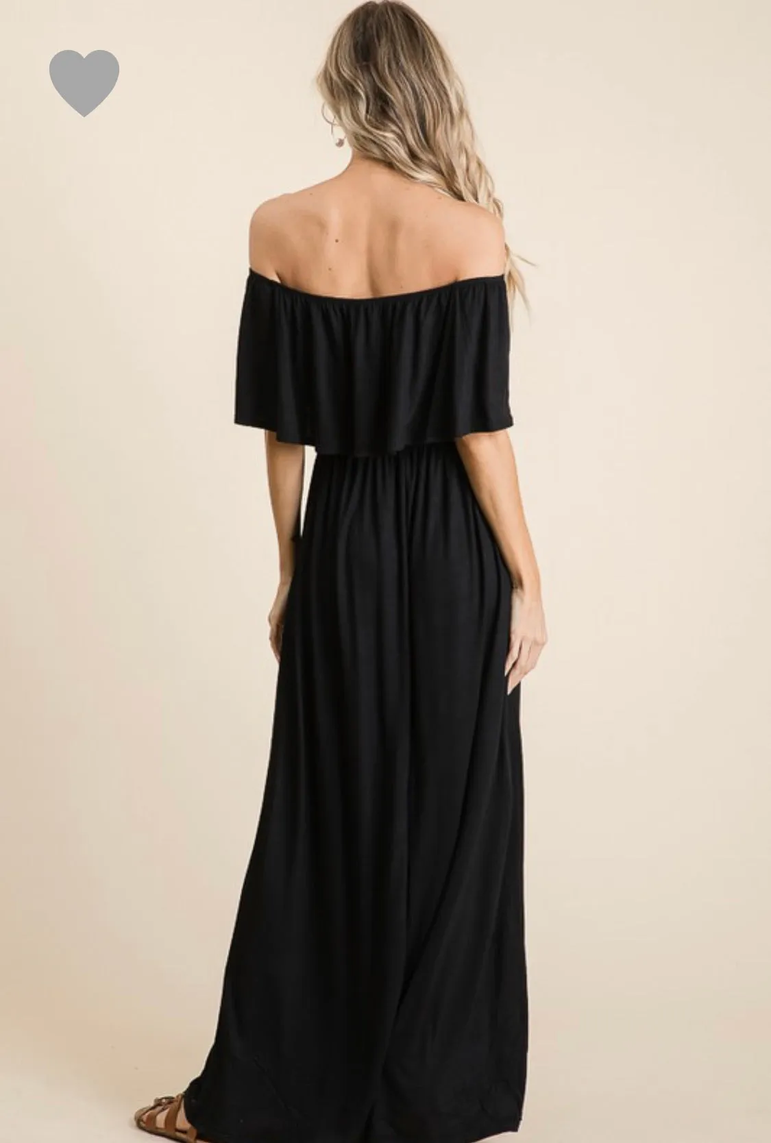 Darcy Black Off Shoulder Dress