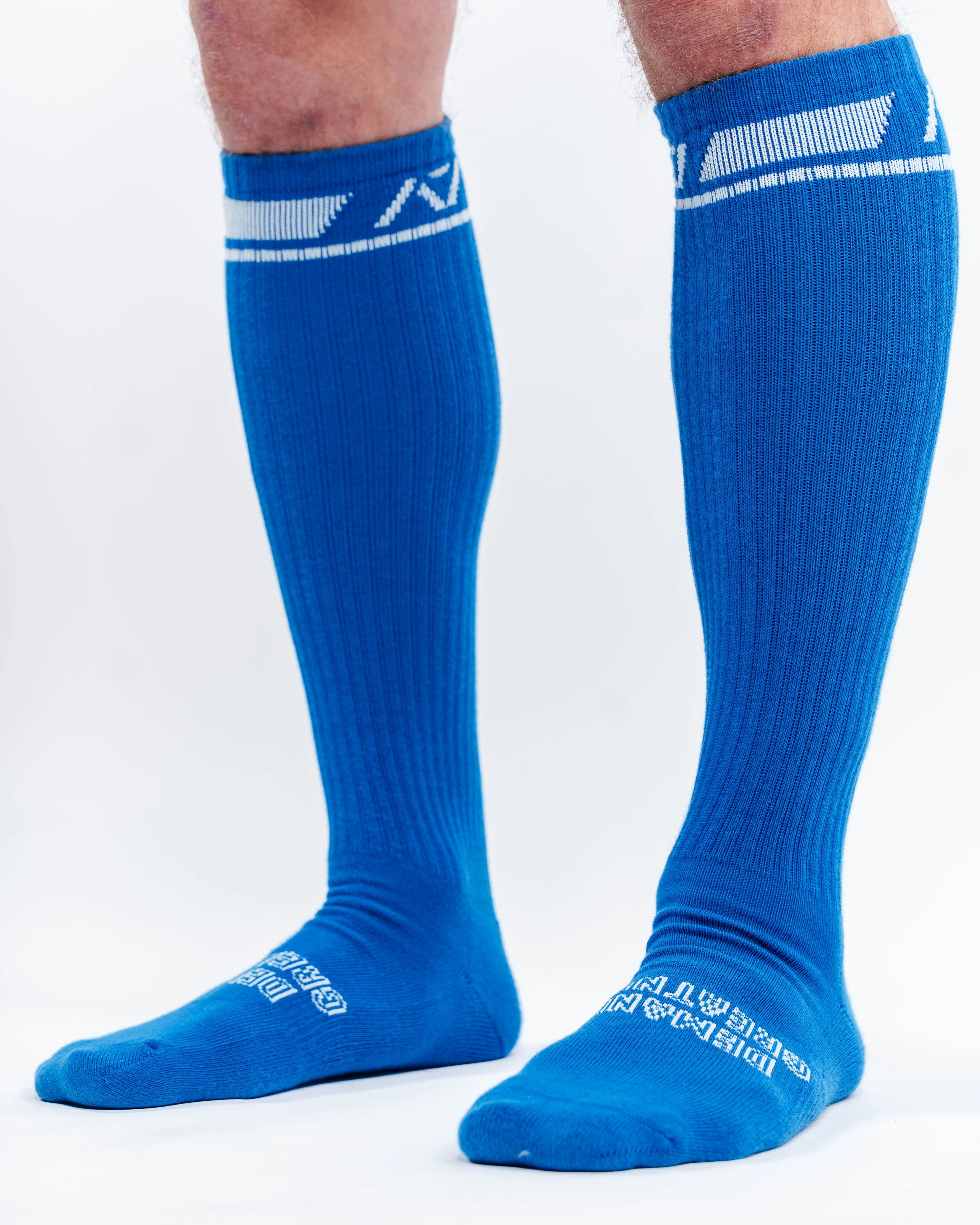 Deadlift Socks - Cyanite
