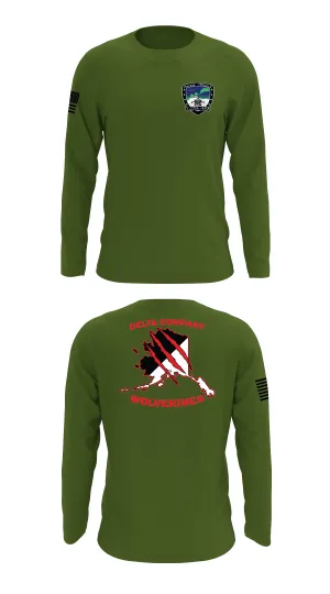 Delta Company, 1-25th Attack Battalion Store 1 Core Men's LS Performance Tee - 90281375275
