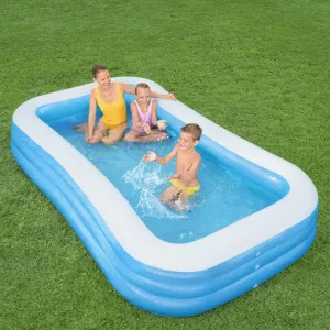 Deluxe Family Paddling Pool 3.05m x 1.83m x 56cm