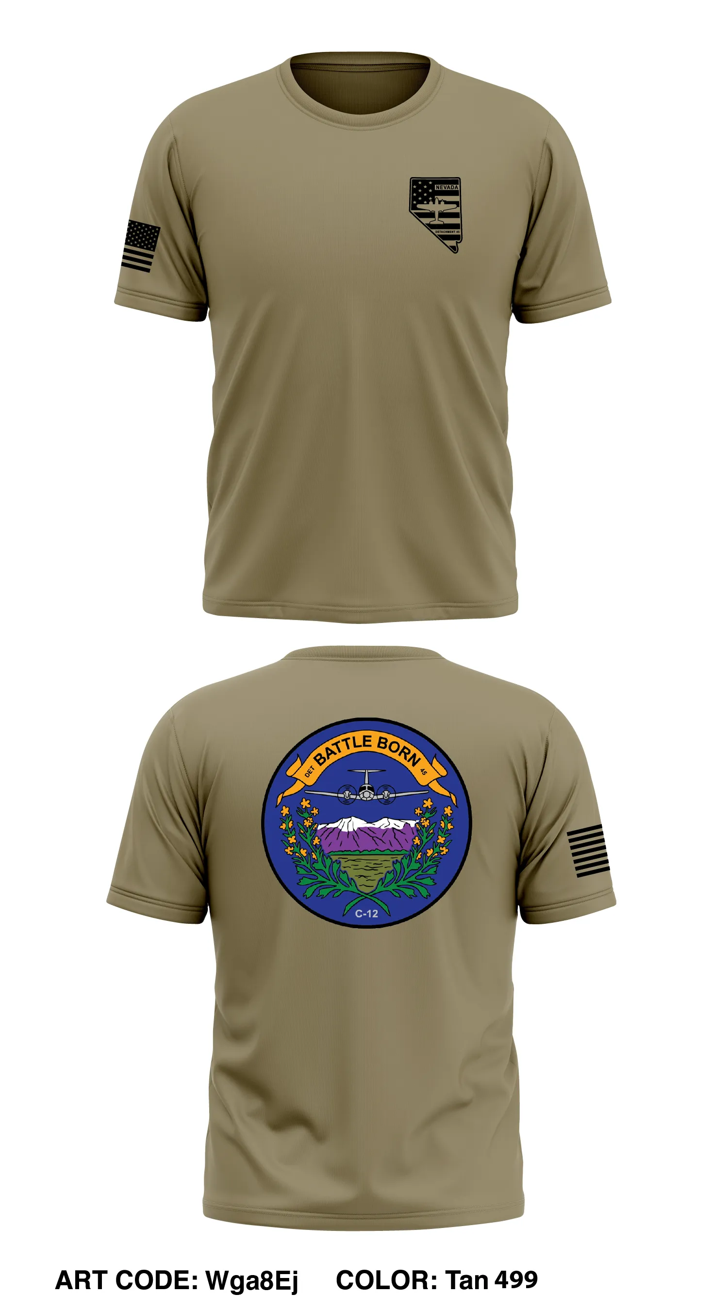 Det 45 Store 1 Core Men's SS Performance Tee - Wga8Ej