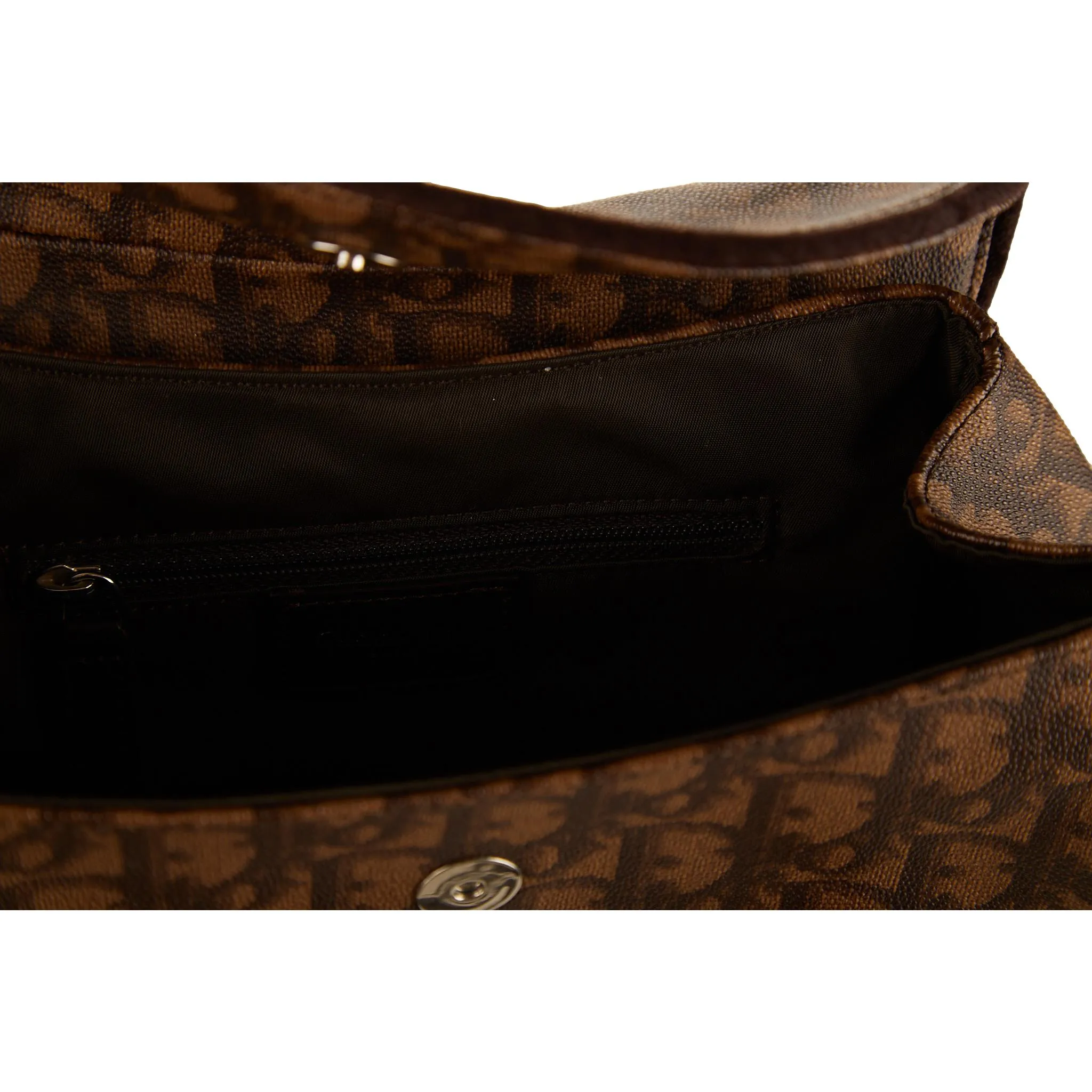 Dior Brown Logo Mini Shoulder Bag