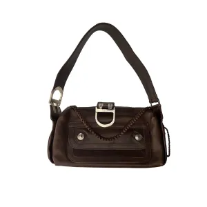 Dior Brown Logo Shoulder Bag
