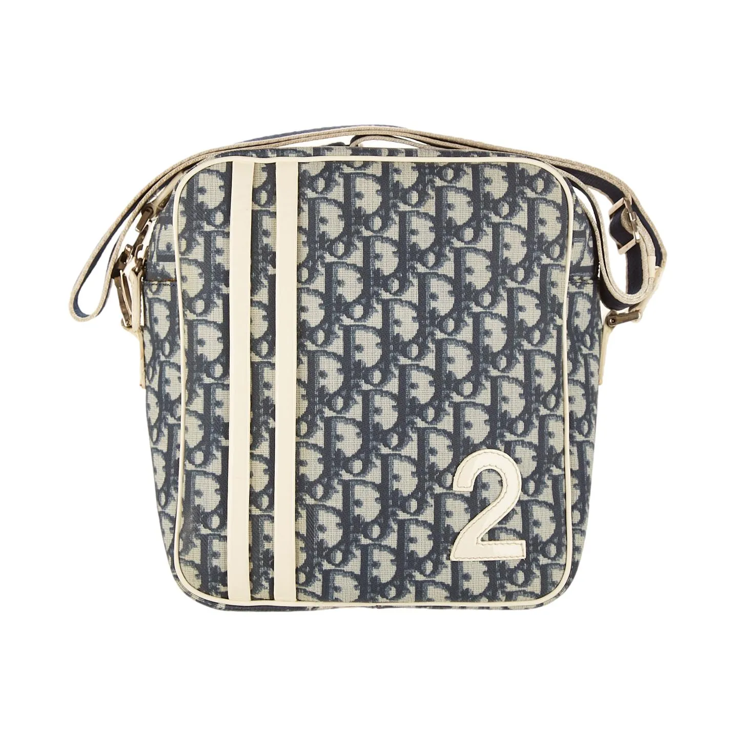 Dior Navy Logo Crossbody Bag