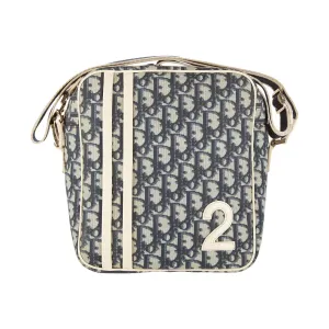 Dior Navy Logo Crossbody Bag