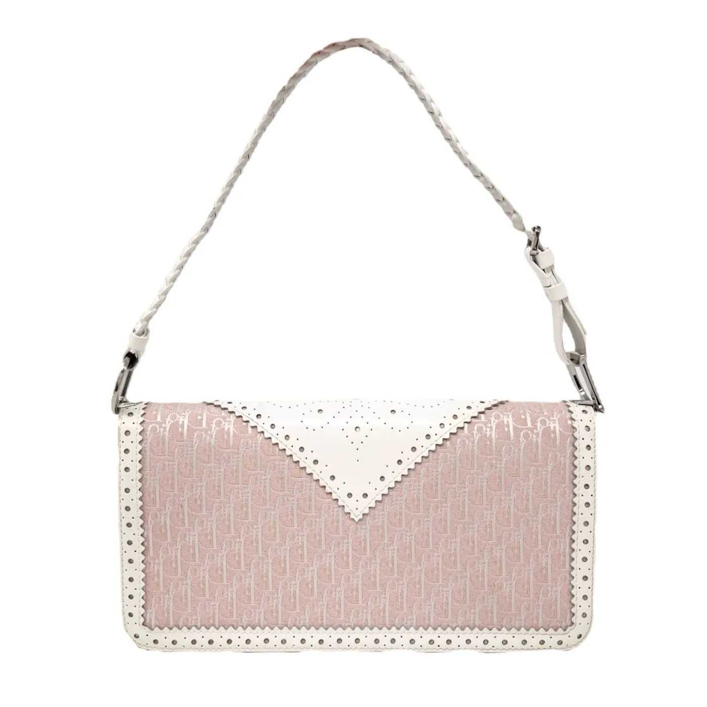 Dior Pink Shoulder Braided Bag