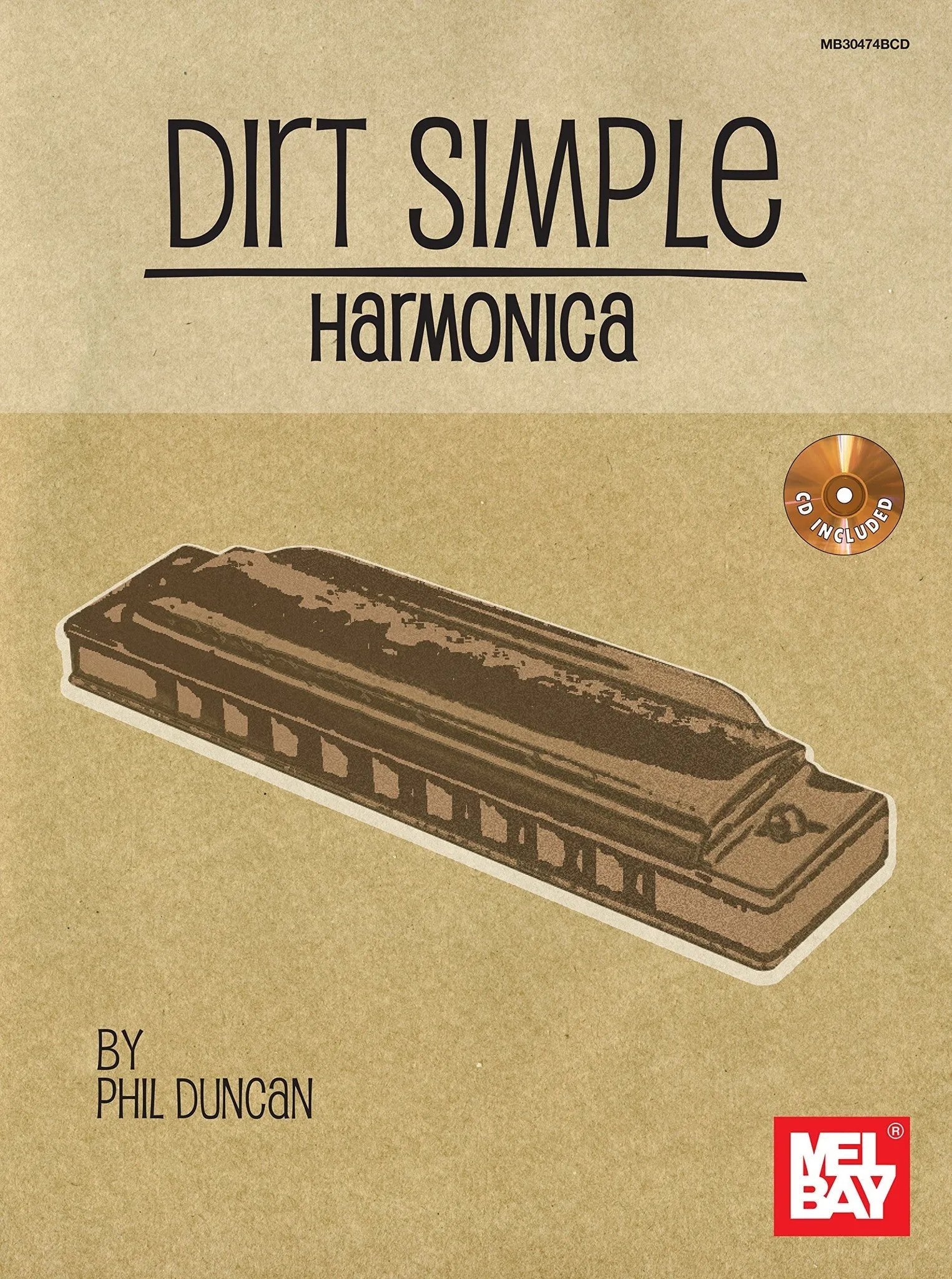 Dirt Simple Harmonica (Book & CD)