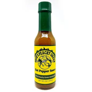 Dirty Dicks Peachy Green Hot Pepper Sauce