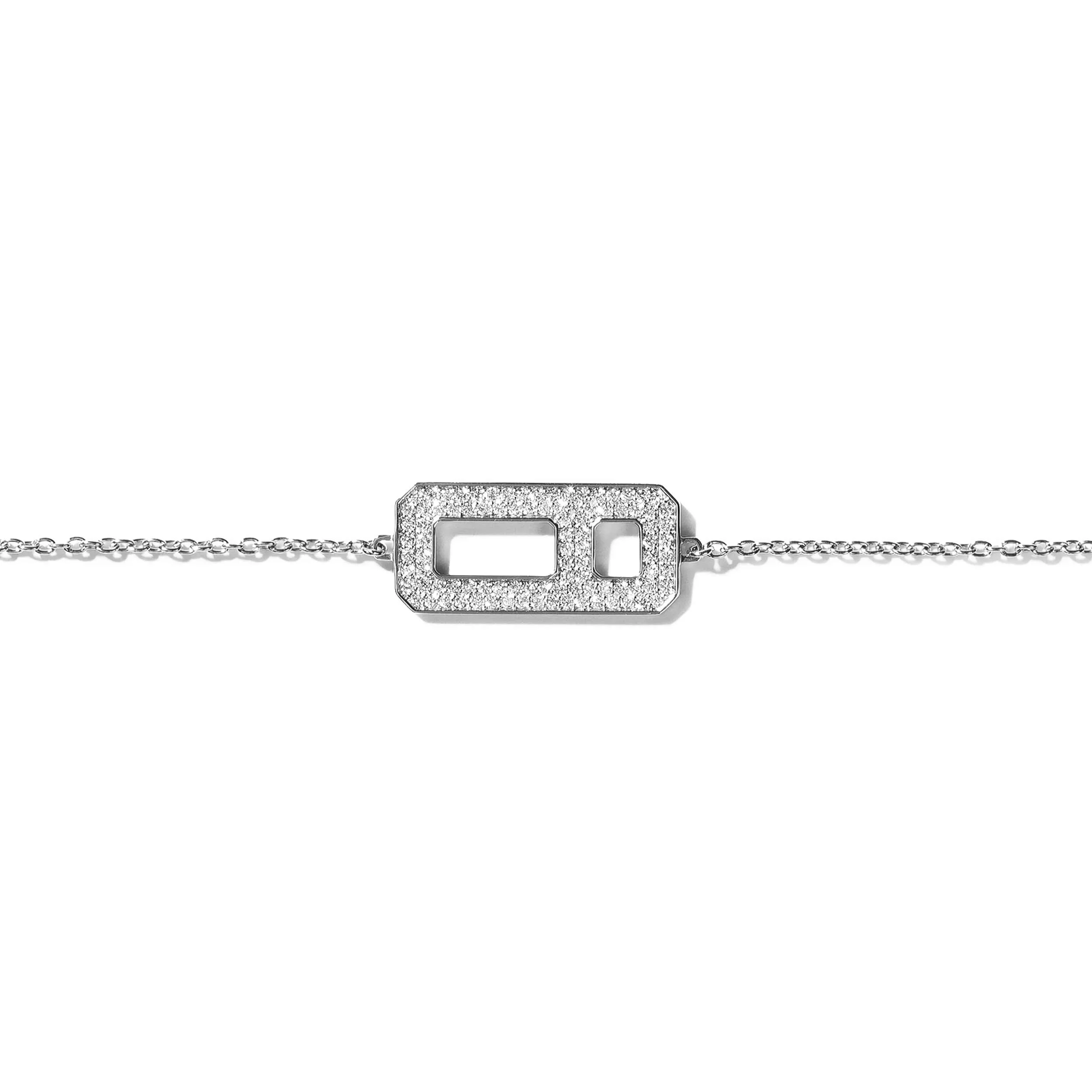 DNA Medium Pave Diamond Bracelet
