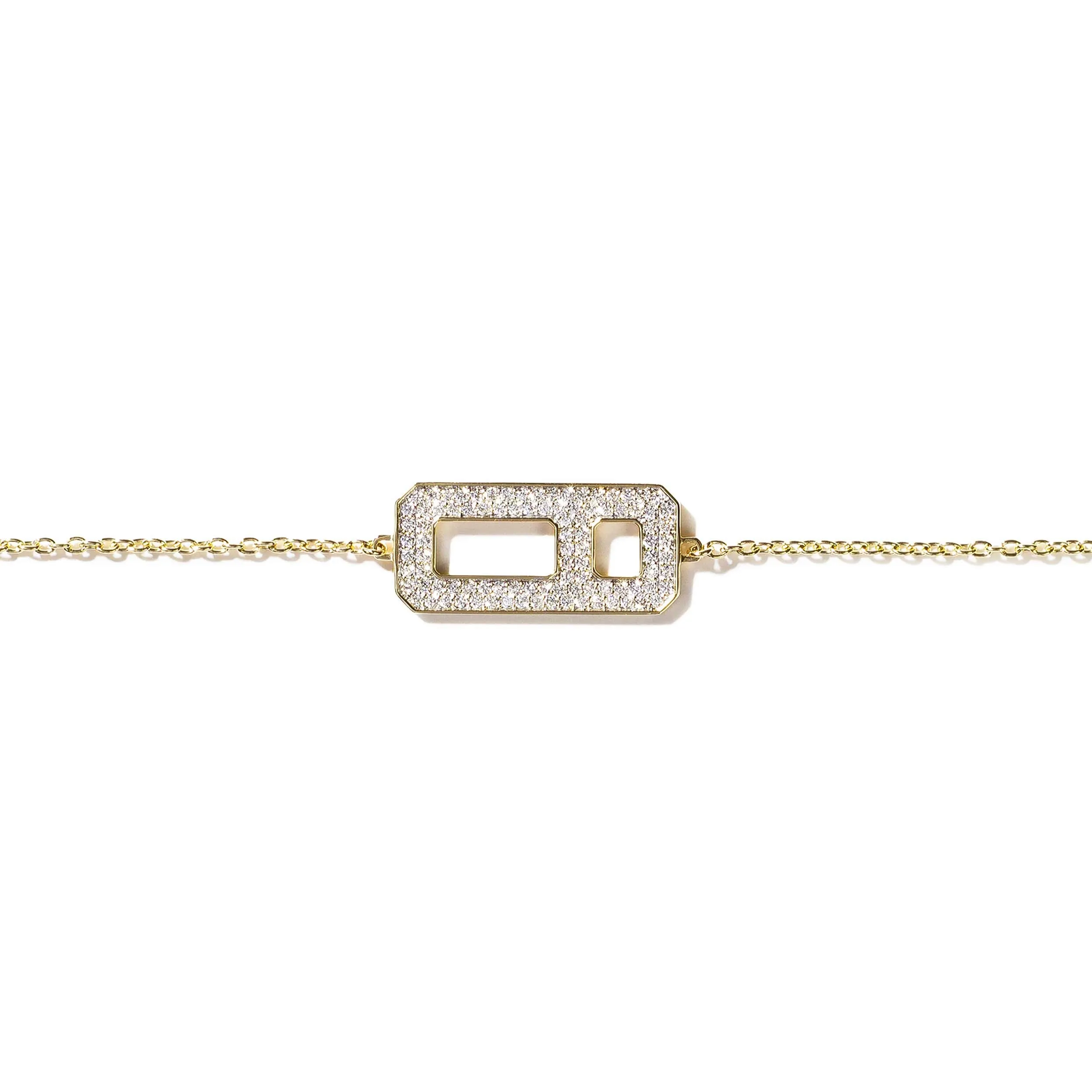 DNA Medium Pave Diamond Bracelet