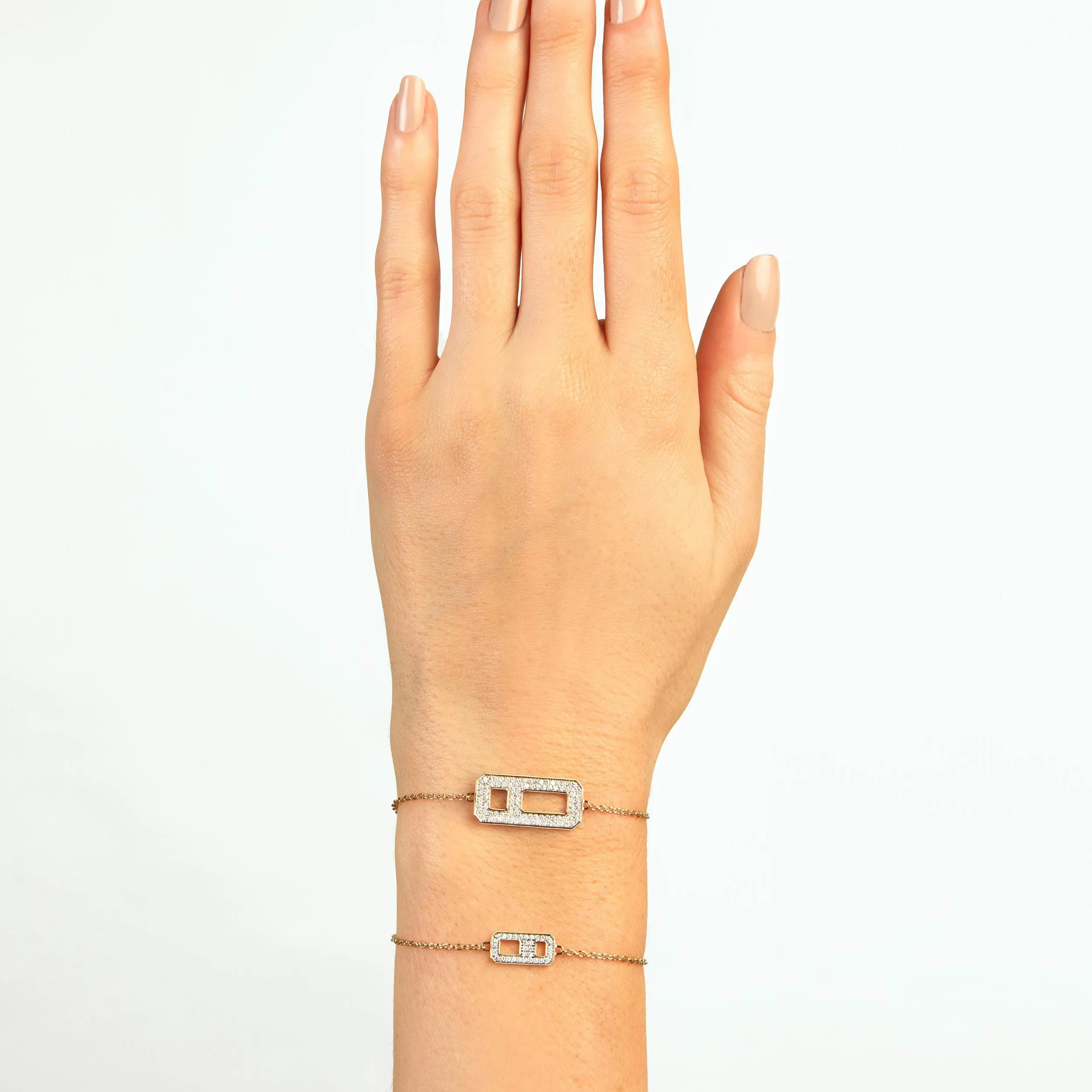 DNA Medium Pave Diamond Bracelet