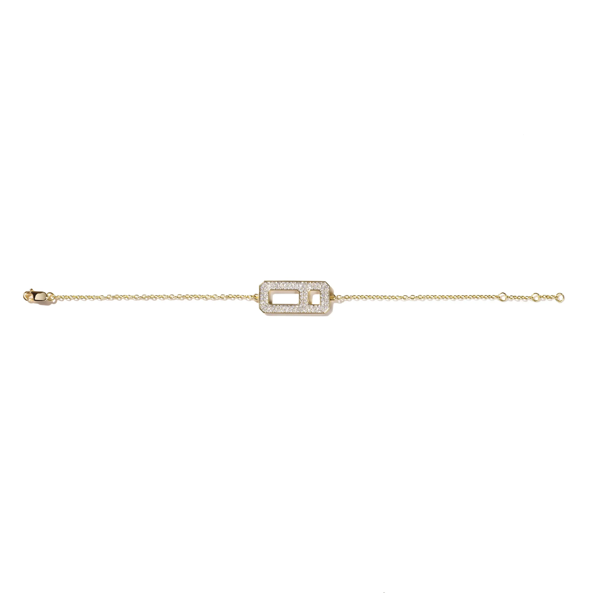 DNA Medium Pave Diamond Bracelet