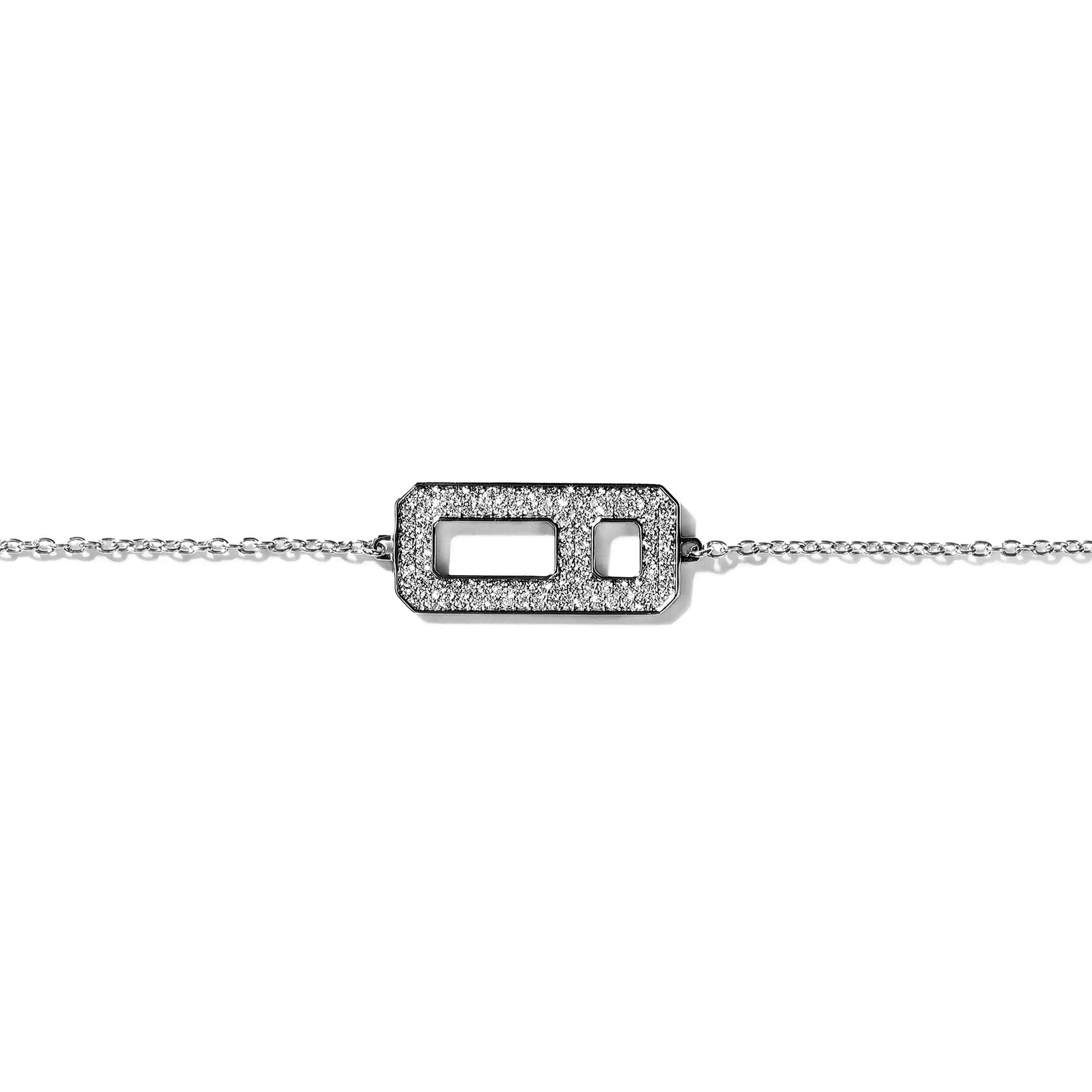 DNA Medium Pave Diamond Bracelet