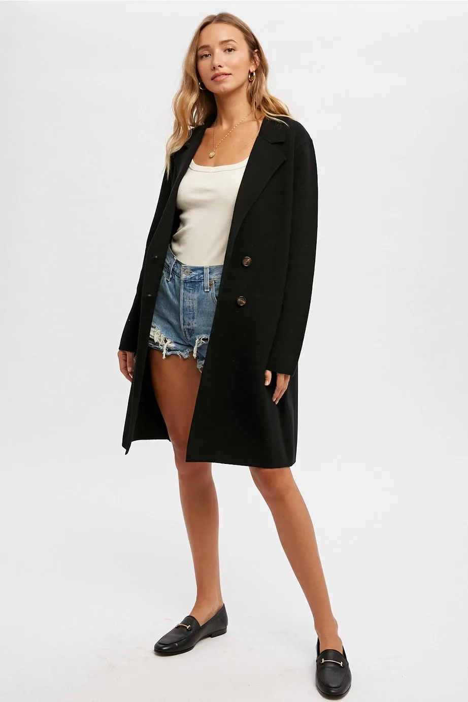 Double Breasted Cardi Coat